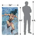 thumbnail image 5 of Wonder Woman Blue Sky Wonder Woman Silky Touch Super Soft Throw Blanket 36' x 58', 5 of 6