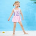 thumbnail image 3 of KAWELL Little Girls Two-Piece Summer Swimwear Role Play Bikini Swim Suit Toddler Tankini Red 3-10 Years, 3 of 7