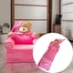 thumbnail image 5 of Funda para sillón, funda para sofá cama con dibujos animados, funda para sofá cama con gradas Oso de sombrero rosa, 5 of 8