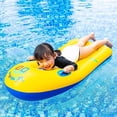 thumbnail image 2 of Inflatable Surfboard Floating Bodyboard with Handles Pool Rafts Row Double Air Chamber Boarding Summer Ocean Bed, 2 of 4