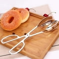 thumbnail image 4 of Pinzas para servir KEBE, paquete de 2 unidades, para buffet, fiestas, catering, acero inoxidable, 4 of 8
