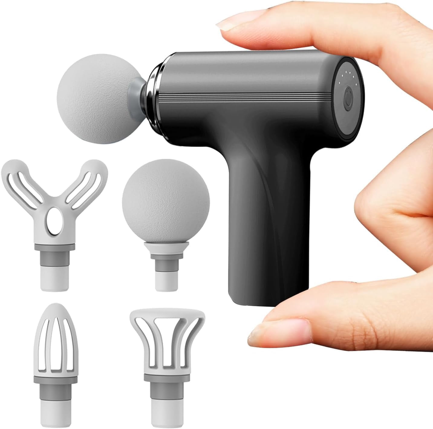 Mini Size Brushless Motor Massage Gun High Power Vibration Deep Tissue Massager for Post-Sports Muscle Recovery & Pain Relief