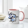 thumbnail image 6 of CafePress - Eskie Play Dead Mug - 11 oz Ceramic Mug - Novelty Coffee Tea Cup, 6 of 6