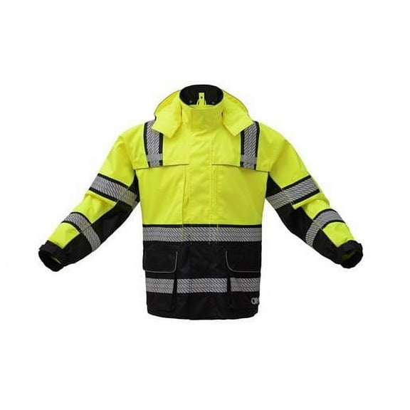 GSS Safety Onyx Class 3 Rip-stop Rain Coat