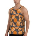 thumbnail image 2 of Xecao Various Oranges Men's Tank Top Workout Quick Dry Sleeveless Gym Jogging Muscle Shirts Summer Swim Beach Tops, 2 of 9