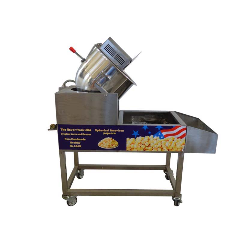 TECHTONGDA 110V 60HZ Semiautomatic Gas Electric Popcorn Machine