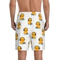 thumbnail image 6 of KLL Cute Duck With Headphone for Men's 1-Pack Shorts,Sleep Pajama Shorts for Men Soft Pj Shorts Men's Pajama Bottoms Sleepwear -Medium, 6 of 7