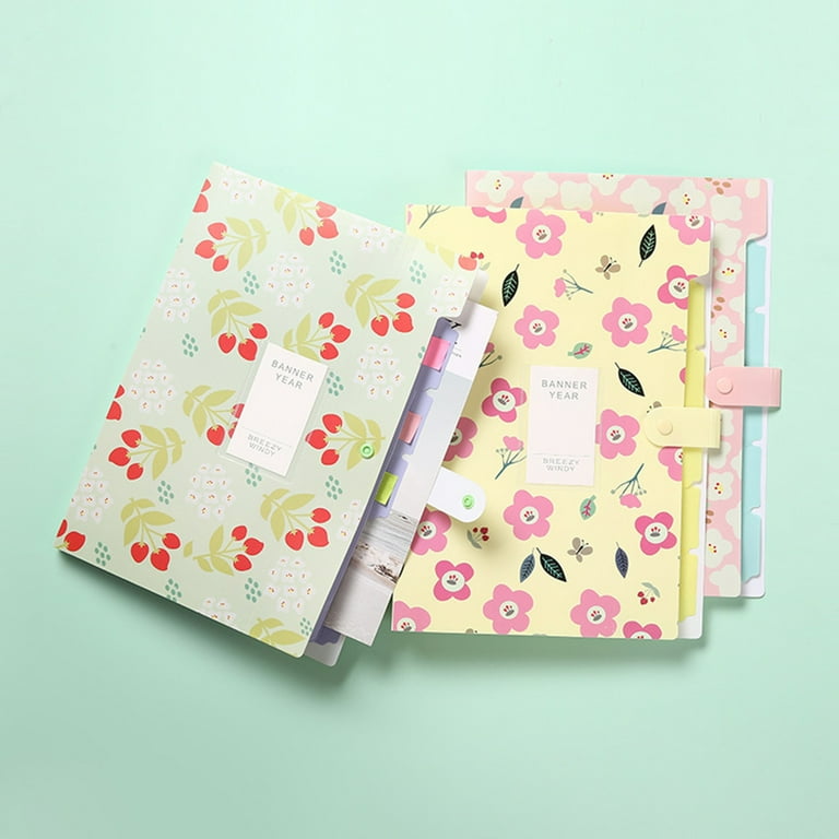 新品未開封 WHAT WE WANT WWW_EXTENSIONTABLE XEOVHV Cute Expanding File Folder with 1120 Labels Notes