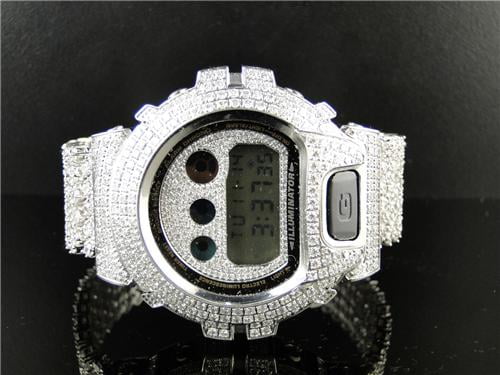 iced out g shock real diamonds