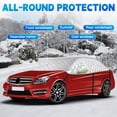 thumbnail image 4 of Funda para medio coche Federedevo para techo corredizo y parabrisas extendidos de sedán, 4 of 9