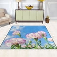 thumbnail image 5 of Ryvnso Carnation Flowers Area Rug Floor Mats Non-Slip Home Carpet 80 x 58 inch, 5 of 7