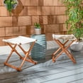 thumbnail image 2 of SAFAVIEH Outdoor Collection Breanne Stool Beige/Natural, 2 of 10