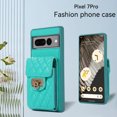 thumbnail image 2 of Nalacover Crossbody Wallet Case for Google Pixel 7, [6 Card Slots] Leather Purse Phone Case Luxury Buckle Closure Card Holder Shoulder Strap Handbag Case Women for Google Pixel 7, Green, 2 of 11