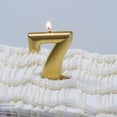 thumbnail image 2 of CANDLE #7 GOLD - FRENCH, 2 of 2