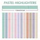 thumbnail image 2 of Pastel Bible Highlighters No Bleed Soft Tip 12 Colors Aesthetic Study Stationery, 2 of 5