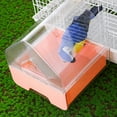 thumbnail image 1 of YSNOOWE 2Pack Small Bird Bathing Accessories Transparent Bowl Hanging Design for Birds, 1 of 8