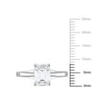 thumbnail image 7 of Everly Women's Created Moissanite White Gold Engagement Ring, 7 of 7