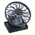 thumbnail image 1 of Clip-on Hat Mini Clip Solar Sun Energy Power Panel Cell Cooling Fan Cooler Square base, 1 of 5