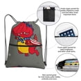 thumbnail image 3 of Xecao Dinosaur Super Hero Cartoon for Drawstring Bags,Pull String Backpack Bags,String Bag Sackpack, 3 of 6