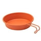 thumbnail image 5 of Tazas de viaje, tazones para mochileros, vajilla pequeña antiadherente multiusos, plato sólido naranja, 5 of 8