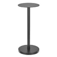 thumbnail image 1 of Mesa para bebidas con diseño mDesign, parte superior y final de cristal, alta y redonda, negra, 1 of 5