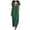 Z1-Dark Green, variant on Women's Casual Maxi Dress, Long Sleeve Collared Half Button Shirt Dress with Front Slit, Loose Fit Beach Cover Up (Yellow, S)