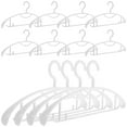 thumbnail image 4 of MLINS  10 Pcs Non-slip Hanger Extender Velvet Clothes Hangers Hooks Pants Travel Baby White, 4 of 8