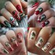 thumbnail image 5 of Pegatinas para uñas BMKKOT 5D de Navidad con acebo, 2 hojas, 5 of 7