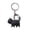 Black, variant on UDIYO Mini Cute Cartoon Chubby Cat Model Hanging Toy Key Ring Keychain Bag Pendant