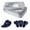 Dark blue, variant on Oasiva 4Pcs Thumb and Finger Picks Guitar Finger Picks Fingertip Hands Sleeves