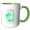 Green/White, variant on 3drose, Utah State, the Usa. the Beehive State. Established in 1896, Gift, 15oz Mug