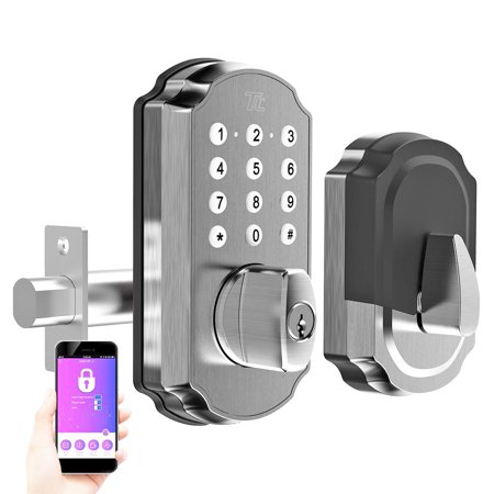 TURBOLOCK TL115 Smart Lock with Keypad and Voice Prompts | Digital Deadbolt w/