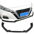 thumbnail image 2 of Ikon Motorsports Front Bumper Lip, Compatible with 2019-2022 Nissan Altima IKON Style Carbon Fiber Print PP Air Dam Chin Spoiler Protector Splitter 3PCS, 2 of 7
