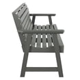 thumbnail image 3 of Highwood Weatherly 5-foot Garden Bench - 2-Person, Eco-friendly, Synthetic Wood, 3 of 8