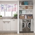 thumbnail image 5 of LALILO Kitchen Curtain Valance Watercolor With Tropical And Rod Pocket Window Curtain 52"x 18" Set of 2, 5 of 5