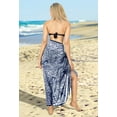 thumbnail image 4 of HAPPY BAY Women's Bikini Wraps Beach Wrap Swimwear Cover up Skirt Bathing suit Swimsuit Sarong Coverups for Women One Size Zebra, Blue, 4 of 5