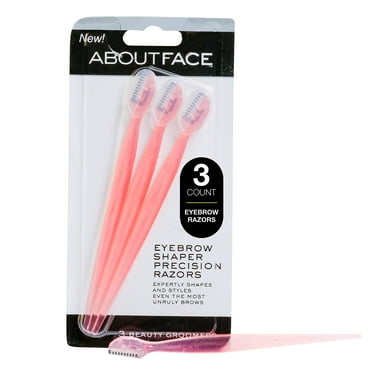 About Face Eyebrow Shaper Precision Disposable Razors, 3 Ea