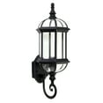 thumbnail image 1 of S SERENABLE Lanterne Murale Extérieure Imperméable en Aluminium pour Patio, Maison, Porte d'Entrée, Noir, 1 of 9