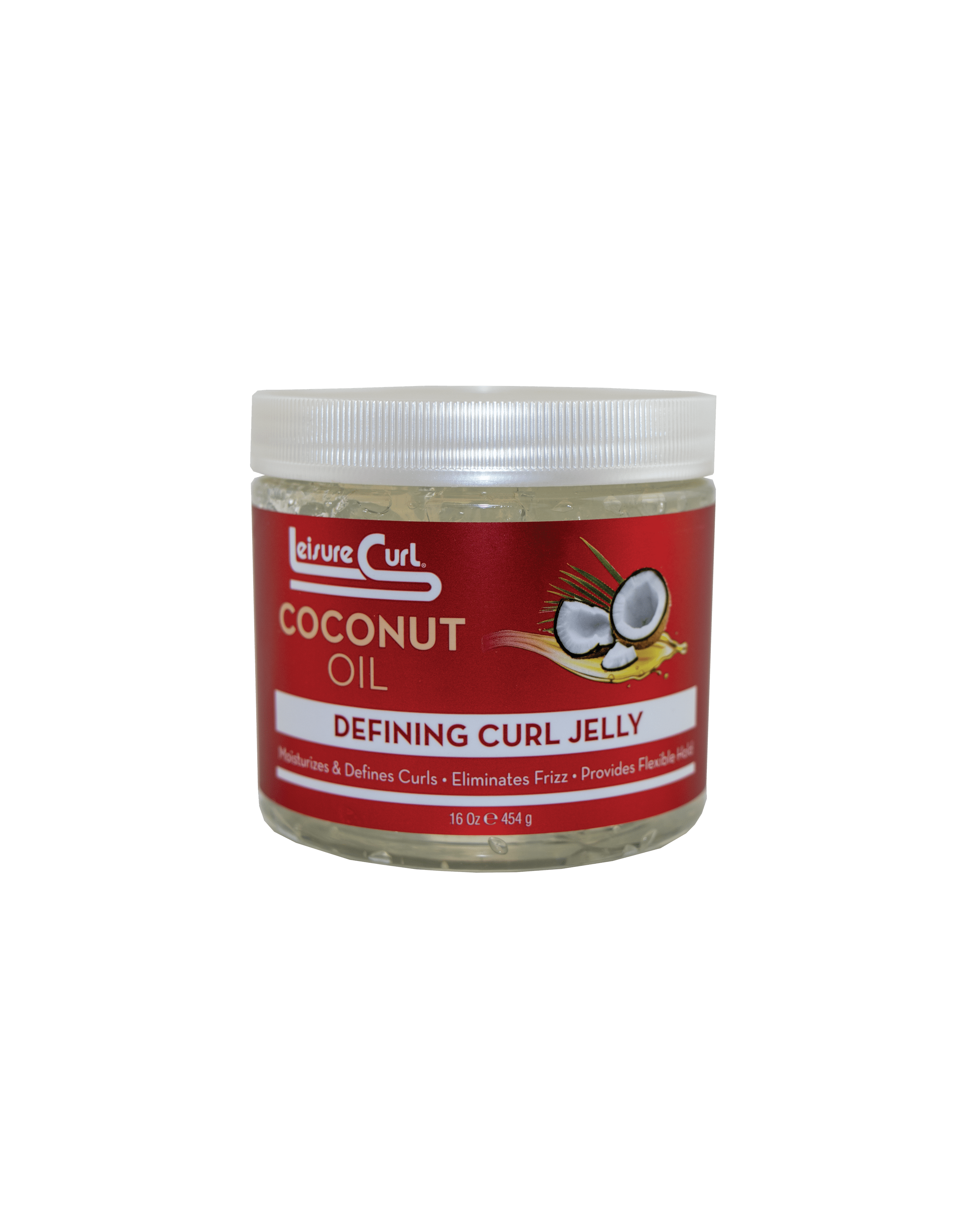 Buy Leisure Curl Coconut Oil Defining Curl Jelly, 16 oz Online in India
