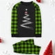 thumbnail image 1 of Blusa y pantalones con estampado a cuadros para hombre y papá, ropa familiar, pijamas, blusa y pantalones de poliéster, 1 of 3