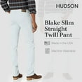 thumbnail image 3 of Hudson Jeans Mens Blake Slim Straight Cotton 34" Inseam Jeans (Blueridge, 36), 3 of 3