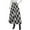 *Blue, variant on ClodeEU Women's Plaid Maxi Skirts ,Fall Winter A Line Long Skirts , High Waisted Trendy Dress with Pockets Khaki ^,Womens Plus XL