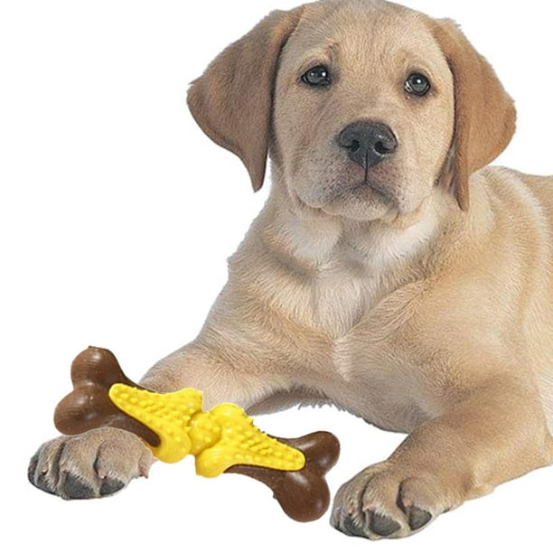 Juguete para la denticion de cachorros juguetes para perros juguete para masticar juguetes duros para perros medianos y grandes suministros para amarillo Walmart en linea