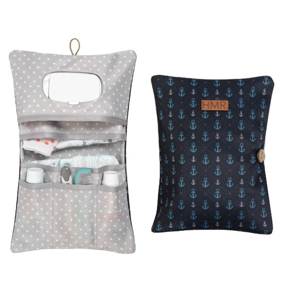 Organizador de bolsas de pañales para bebés HAMUR HOME Compact Plegable