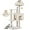 White, variant on Frame Hammock, Cat Trees for Indoor Cats Large Adult, Cat Towers with Scratching Post, Cats Condo Furniture with Cloud Top Perch, Cats Climbing Tower for Kittens
