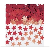 Amscan International Metallic Stardust Confetti, Red