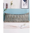 thumbnail image 2 of Blue Beige Vintage Body Pillow Covers, Modern Geometric Abstract Art Ethnic Soft Bed Throw Pillowcases Breathable Cooling Long Lumbar Body Pillow Sham Cover for Bed Sofa 20''x54'', 2 of 7