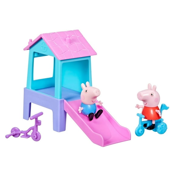 Peppa Pig Peppa's Park Fun Playset, with 2 Figures and 3 Accessories, Ages 3 and Up