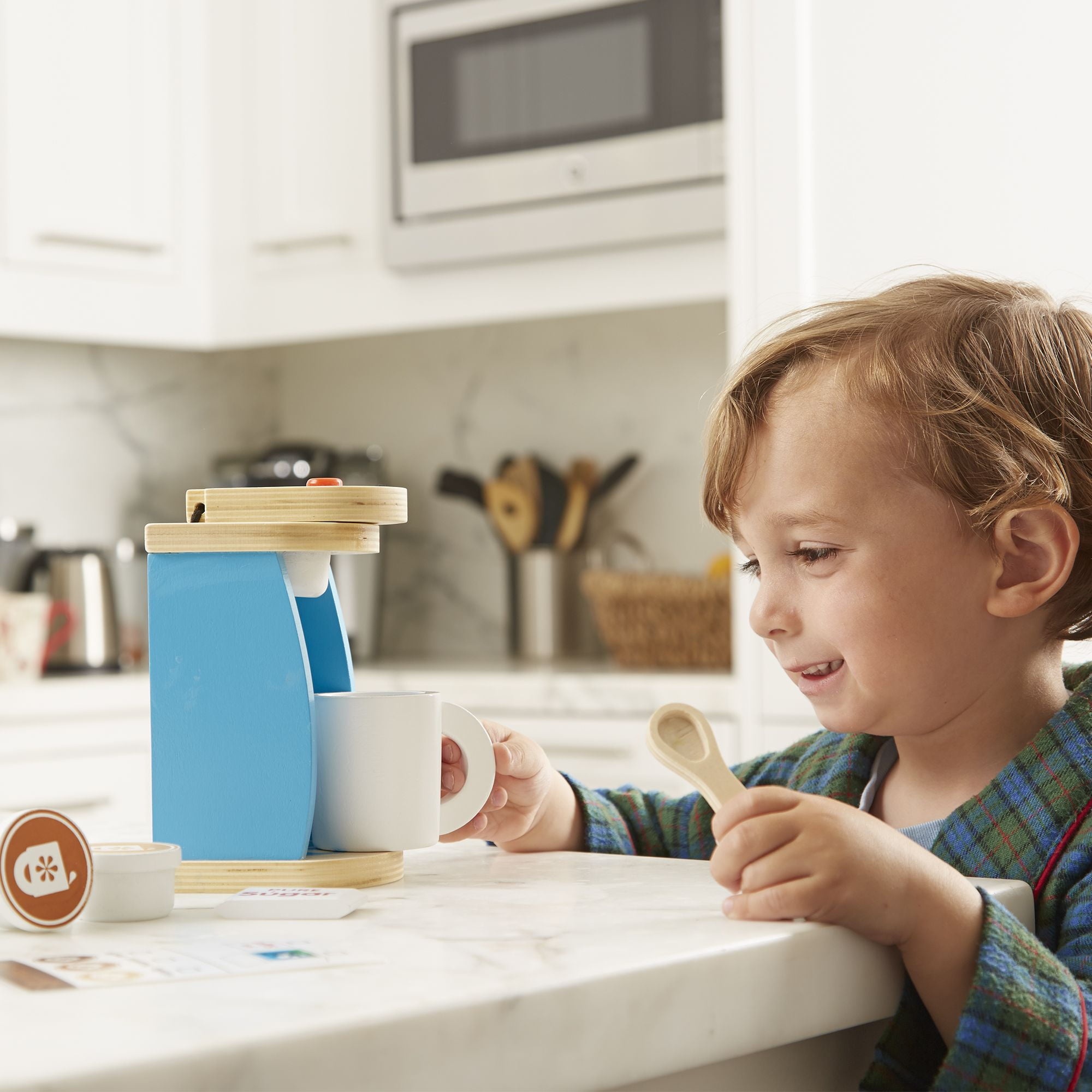 melissa and doug coffee maker set