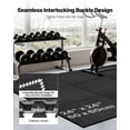 thumbnail image 5 of VEVOR Puzzle Exercise Mat, 24 PCS Fitness Equipment Mats,24 x 24 x 0.56 in, High-Density EVA Foam Mats Set, Interlocking Rubber Soft Tiles, Protective Floor Padding with Gray Dots for Home Gym Office, 5 of 9